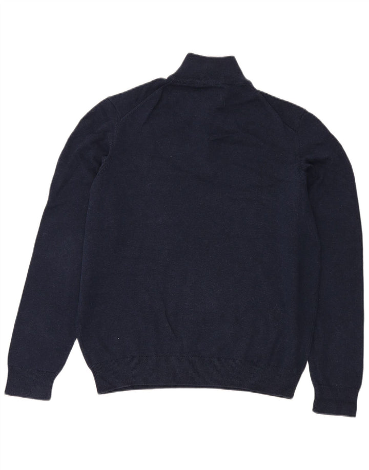 Farah Pull col zippé pour homme en coton bleu marine Taille L
