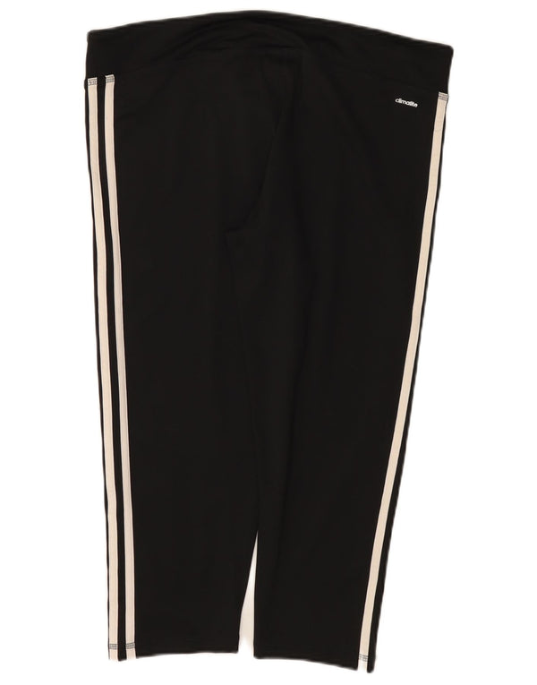 Adidas Climalite Capri Leggings UK 20/22 XL Noir Polyester