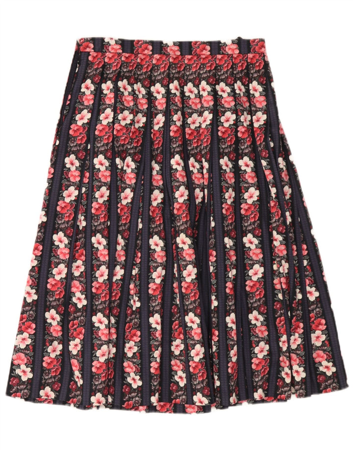 jupe plissée femme vintage W30 Medium Multicolore Floral