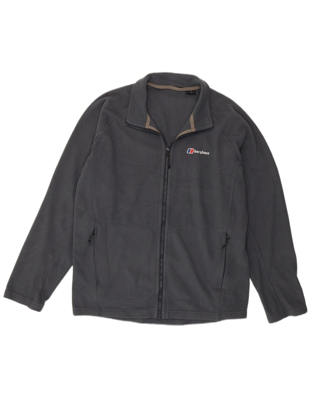 BERGHAUS Veste Polaire Homme UK 40 Large Gris Polyester