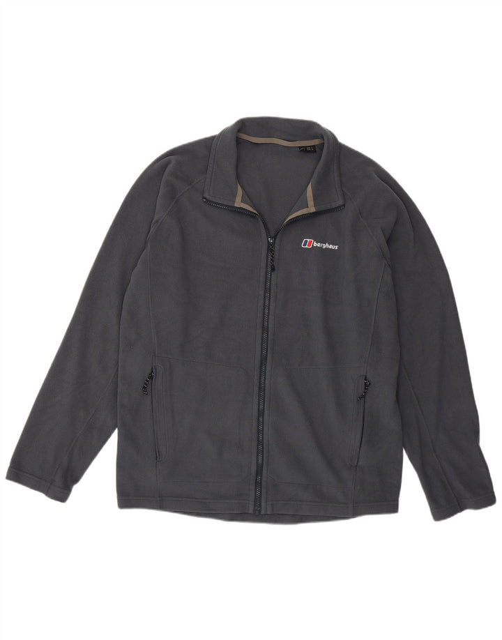 BERGHAUS Veste Polaire Homme UK 40 Large Gris Polyester