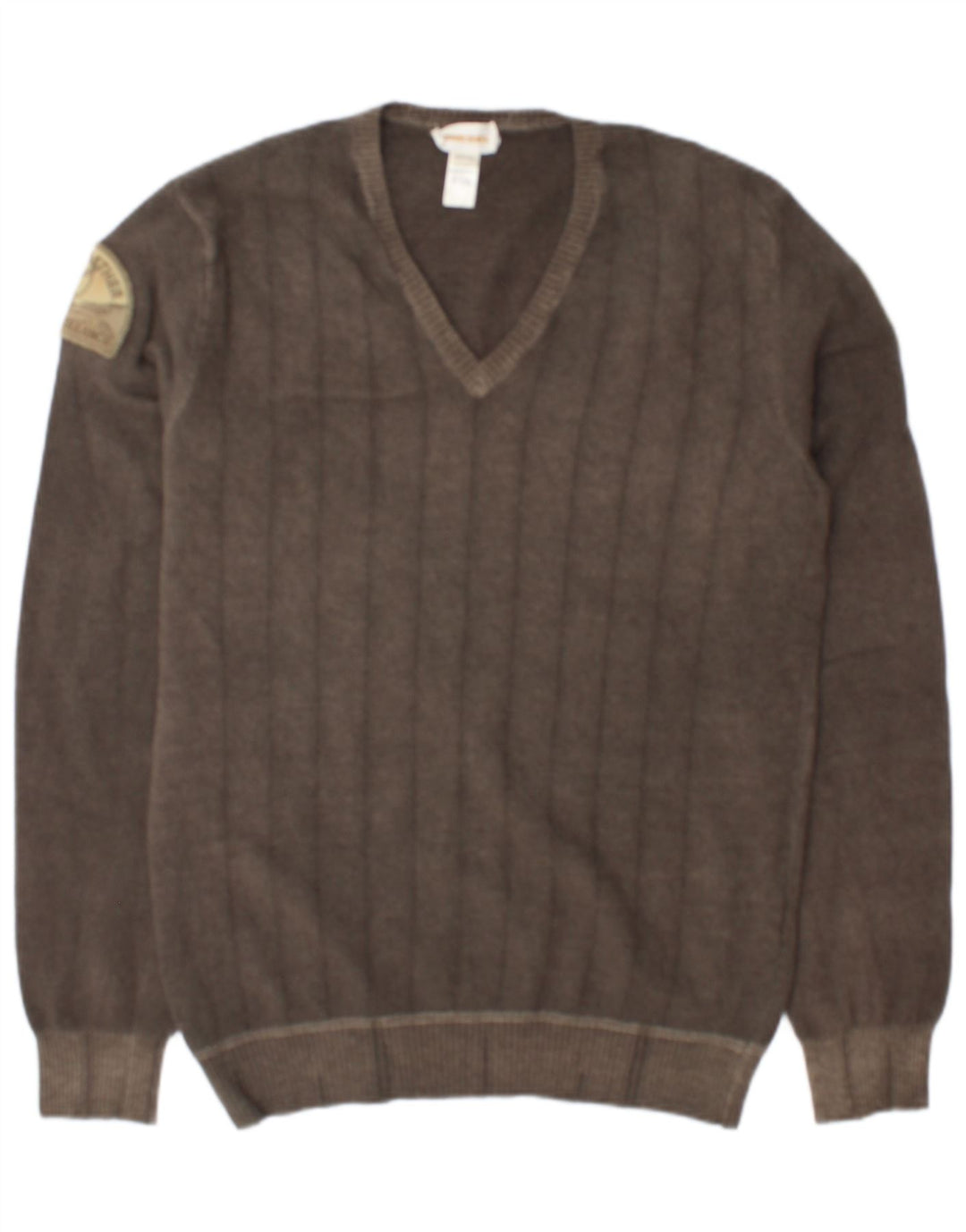 Diesel Pull col V Homme XL Gris Laine