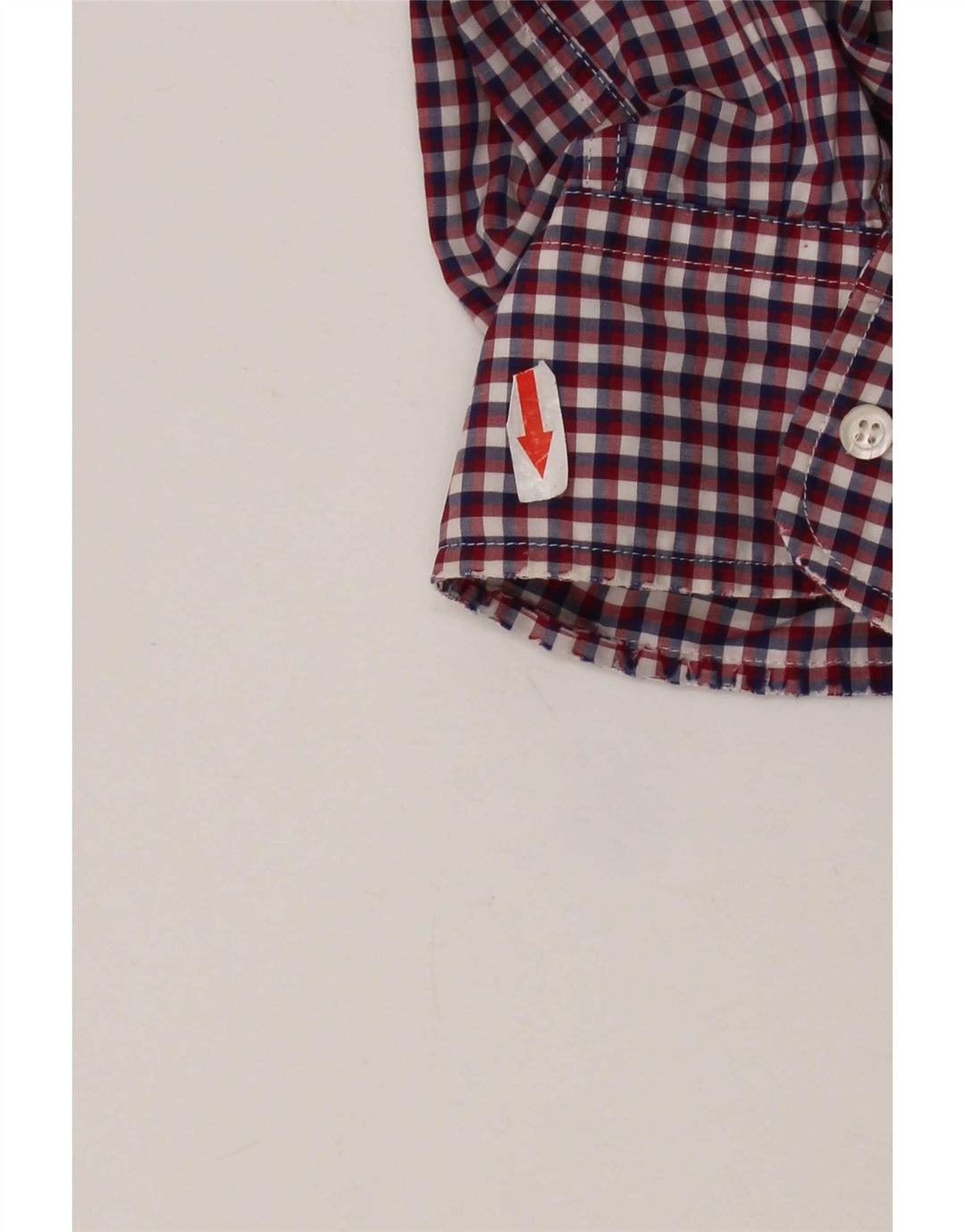 Aspesi Chemise Homme Taille 41 16 Grand Coton Vichy Rouge