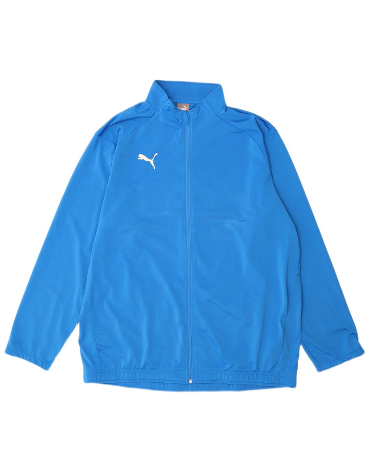Puma Veste de survêtement pour homme 2XL Bleu Polyester