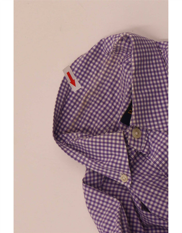 Polo Ralph Lauren Chemise Homme Violet Moyen Vichy Coton