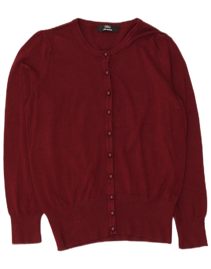 Marks & Spencer Pull Cardigan pour Femme UK 12 Viscose Marron Moyen