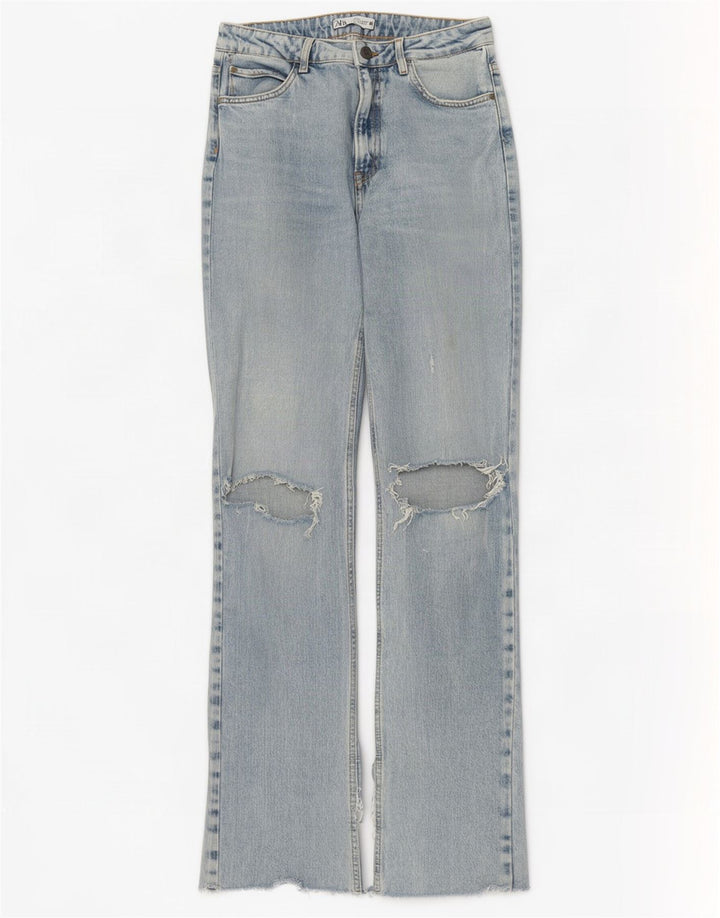 Zara Jean bootcut effet vieilli pour femme EU 40 Medium W30 L34 Bleu
