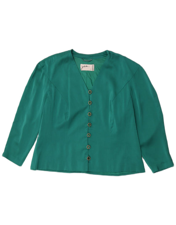 Yvette Chemisier à manches 3/4 pour femme EU 44 XL Vert