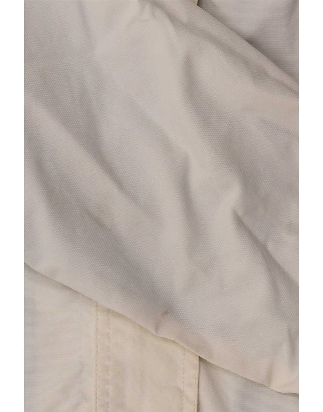 Weird Fish Veste de pluie à capuche pour femme UK 14 Large Blanc Colorblock Nylon