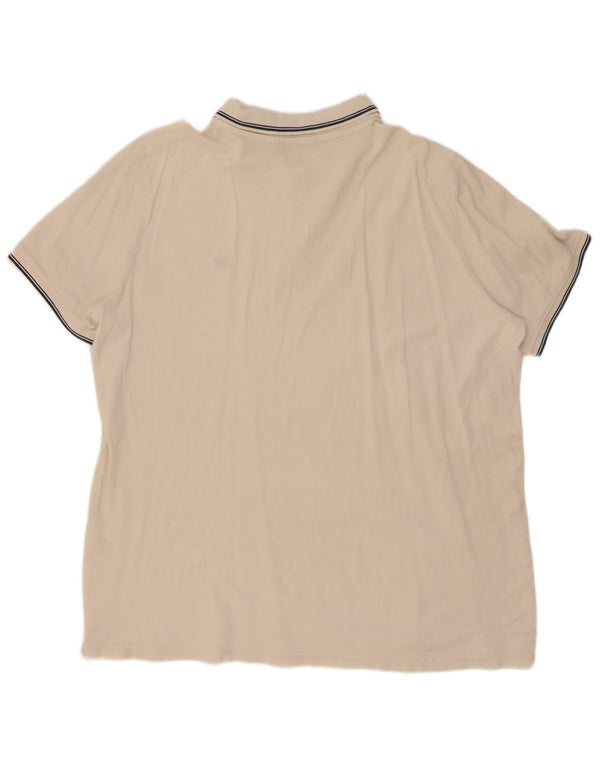 Carrera Polo Homme 2XL Blanc Rayé Coton