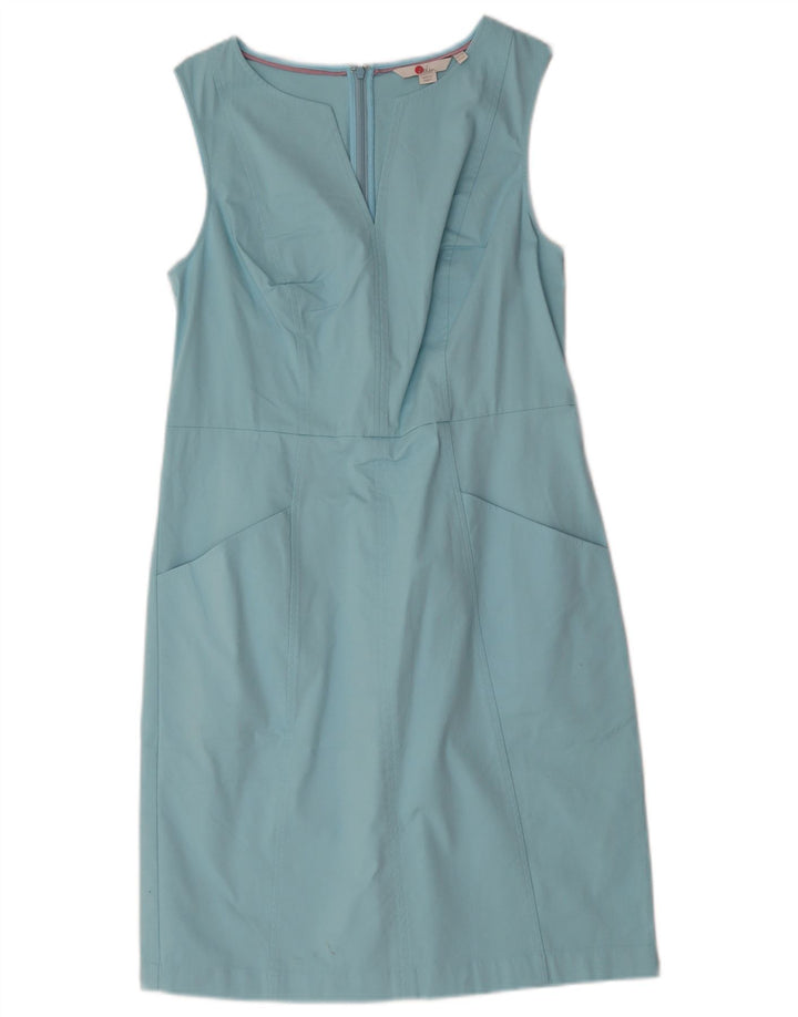Robe fourreau sans manches Boden pour femme UK 42 Bleu moyen Coton