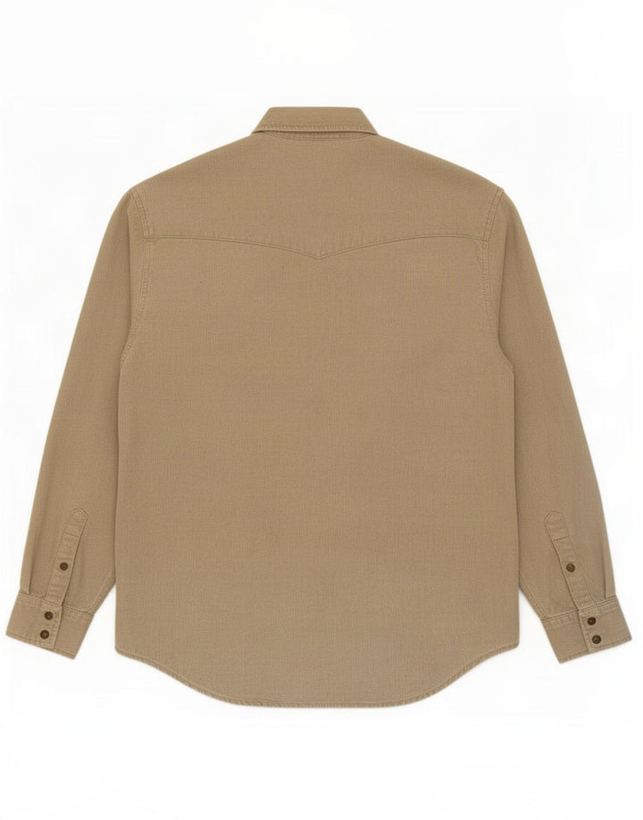 Lee Chemise Velours Côtelé Homme Beige Moyen Coton