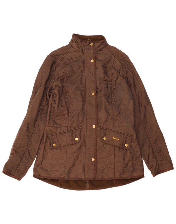 Barbour Veste matelassée pour femme UK 16 Large Marron