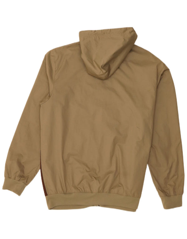 Adidas Veste de survêtement à capuche pour homme Large Kaki Colourblock Polyester