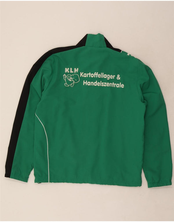 Adidas Veste de survêtement graphique pour homme UK 42/44 Large Vert Colourblock