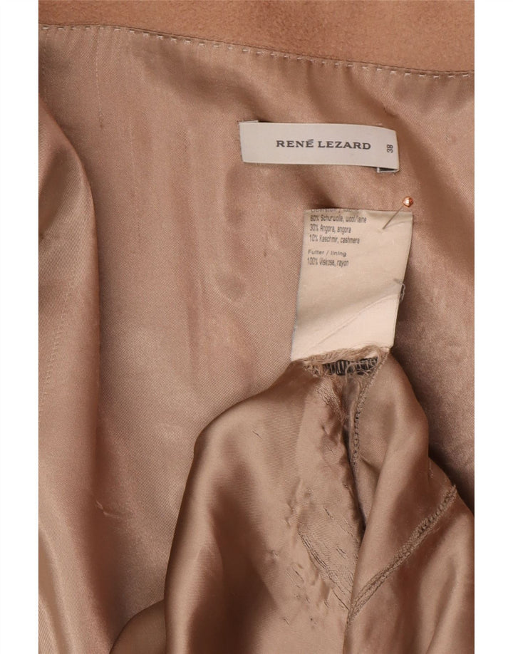 RENE LEZARD Manteau Femme EU 38 Laine Beige Moyen