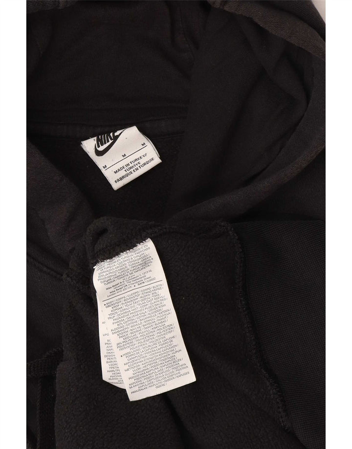 NIKE Pull à capuche graphique pour homme en coton noir moyen