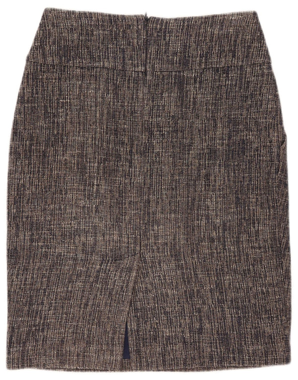 Hobbs Jupe crayon femme UK 8 Small W28 Bleu marine moucheté Viscose