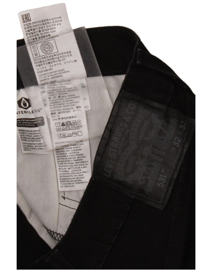 LEVI'S Jean Slim 531 Homme W32 L32 Noir Coton