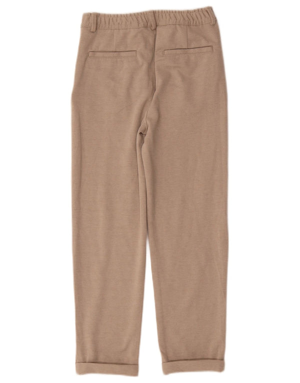 Zara Pantalon Chino Garçon 9-10 Ans W26 L23 Beige Polyester