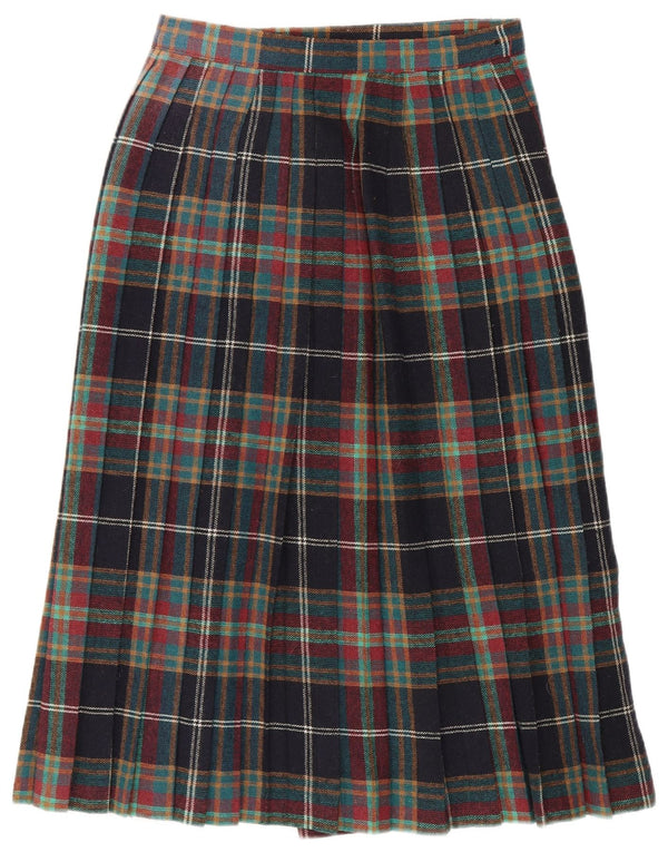 St. Bernard Jupe plissée couteau pour femme UK 10 Small W24 Plaid multicolore