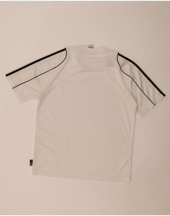 ADIDAS Tee-Shirt Climalite Homme Blanc Moyen