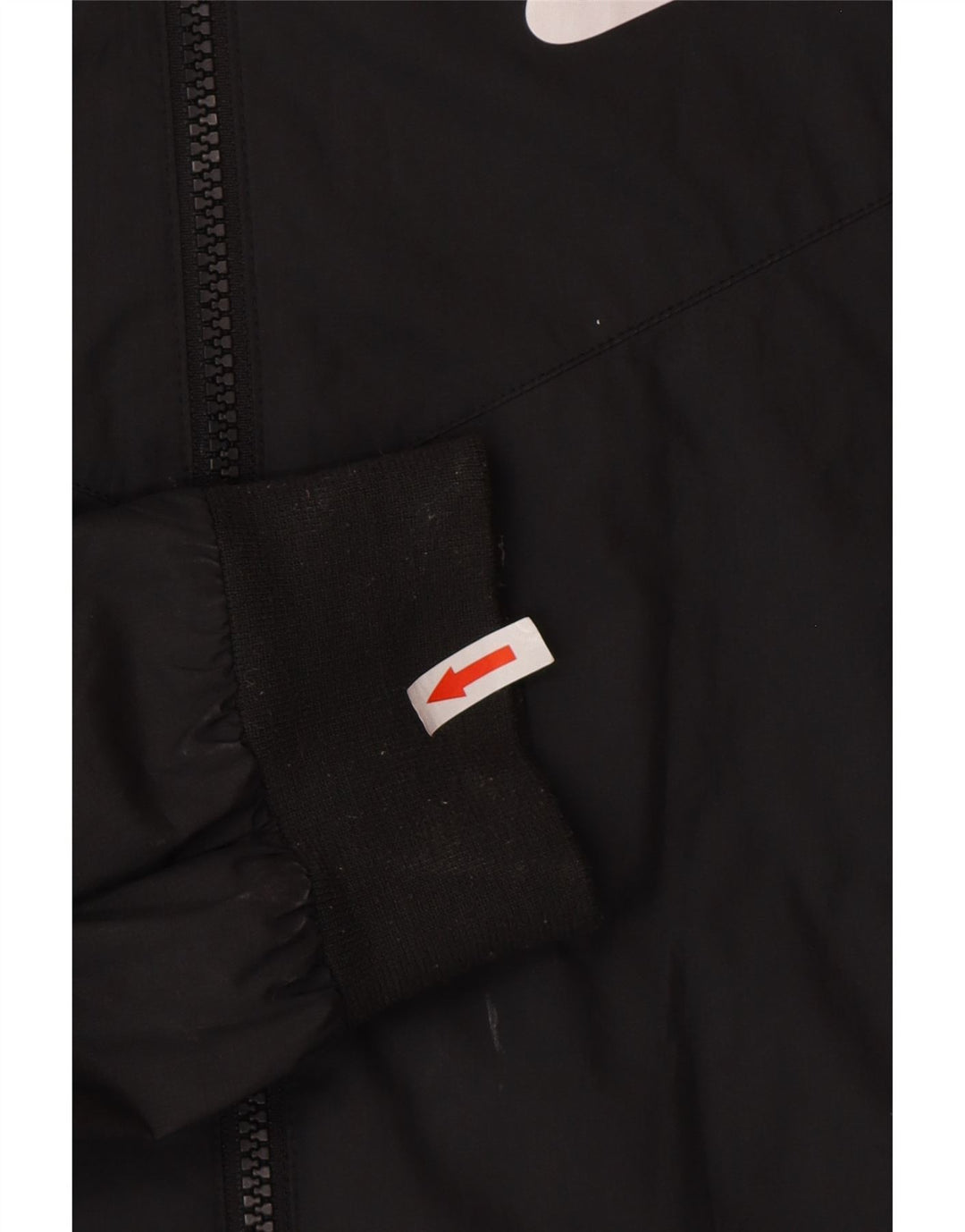 Nike Veste de pluie à capuche pour homme UK 36 Petit Noir Polyester