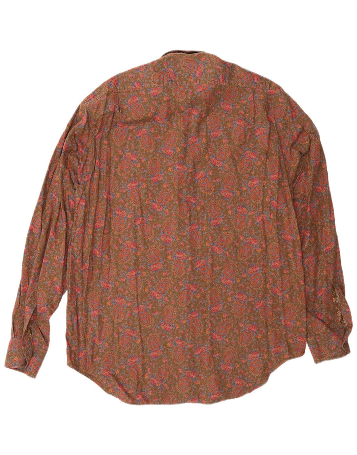 Chemise Homme Sevres Large Marron Paisley