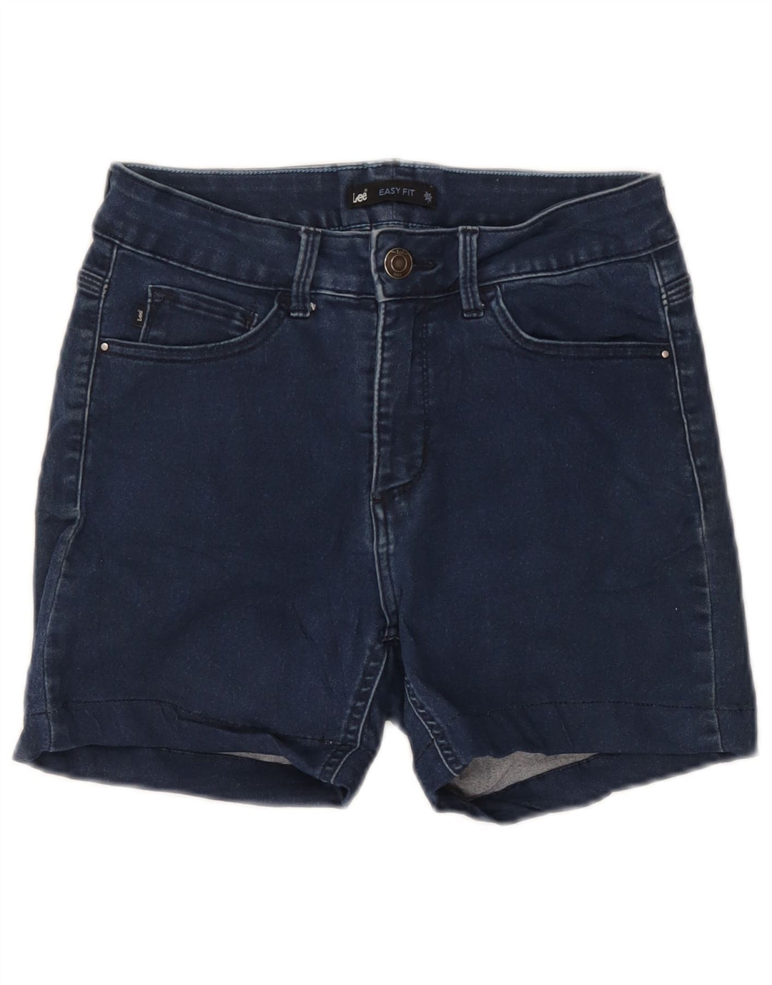 Lee Short en Jean Easy Fit W30 Femme Bleu Marine Moyen