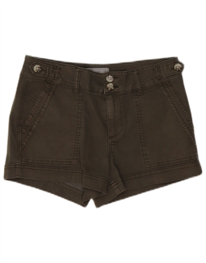 BKE Short en Jean Femme W27 Petit Kaki Coton