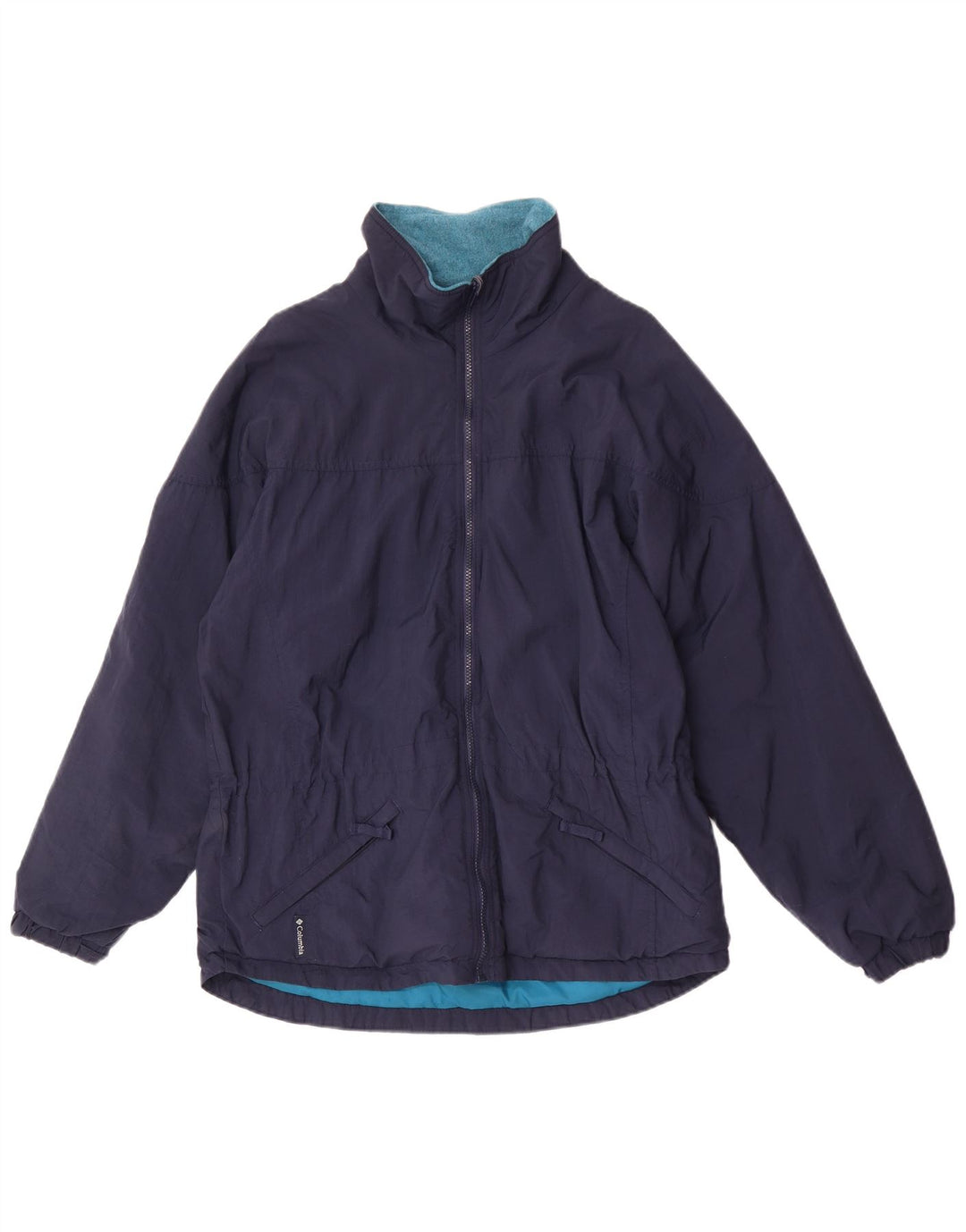 Columbia Veste coupe-vent coupe ample pour femme UK 14 Bleu marine moyen