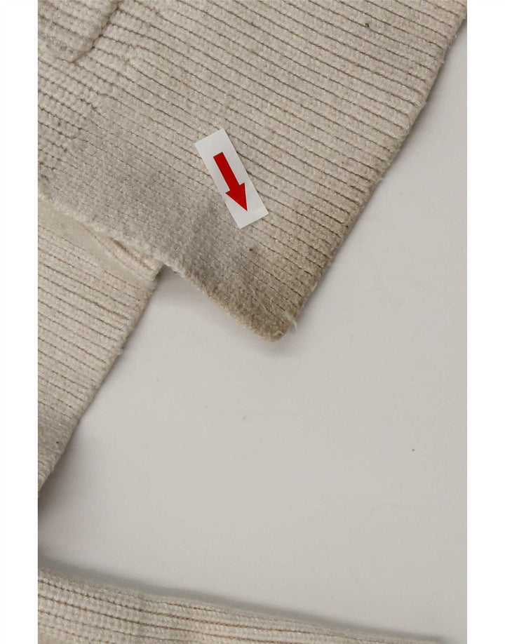 Zara Cardigan surdimensionné pour femme UK 10 Petite viscose blanche