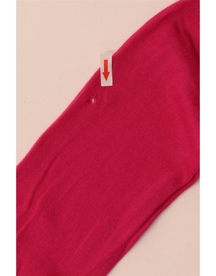 Marks & Spencer Pull col roulé pour femme UK 12 Rose moyen