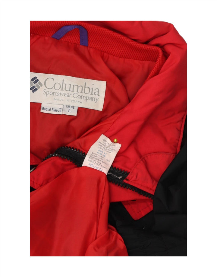Columbia Veste Bomber Bugaboo Homme UK 40 Large Noir Colorblock Nylon