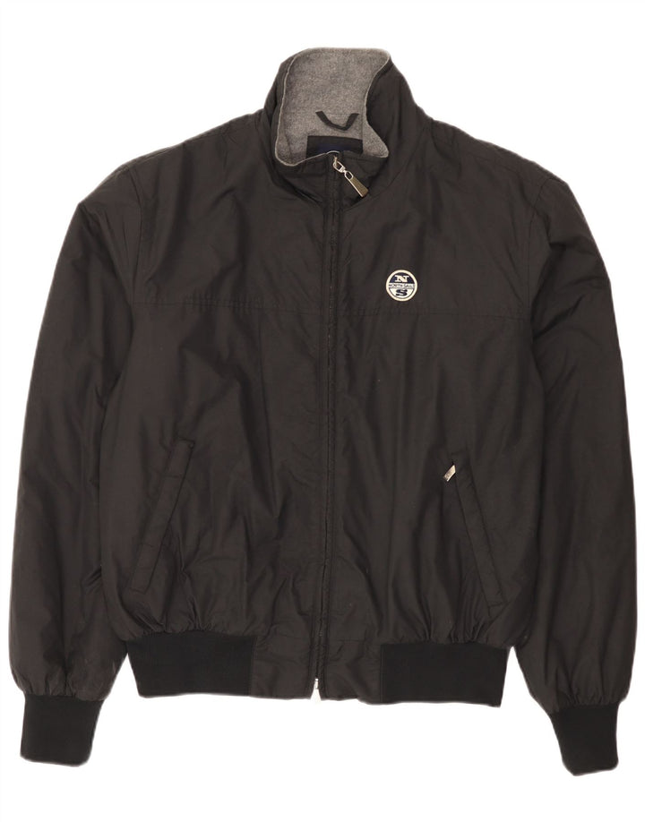 North Sails Veste Bomber Homme UK 42 XL Noir Polyamide