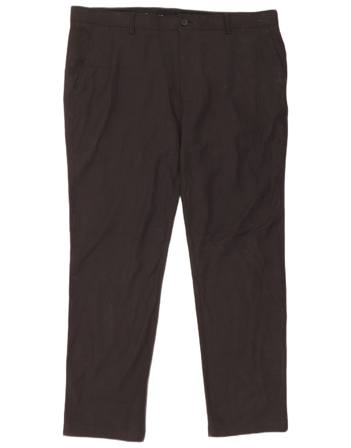 Calvin Klein Pantalon Chino Droit Homme W42 L33 Noir Polyester