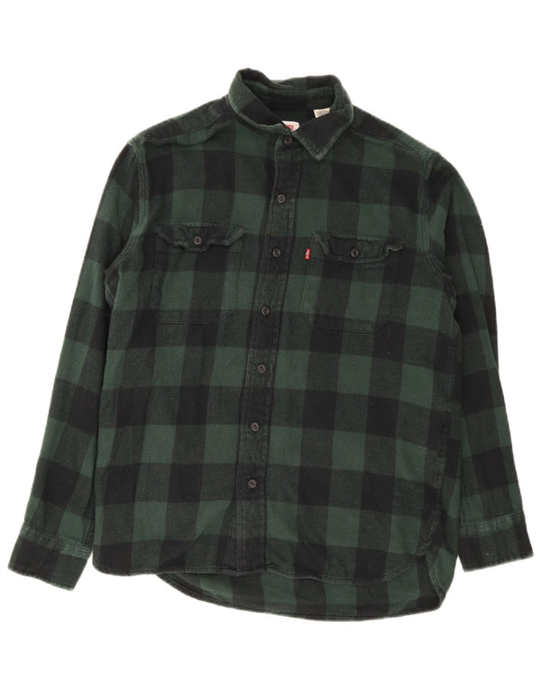 Levi's Chemise Flanelle Homme Petit Vert Vichy Coton