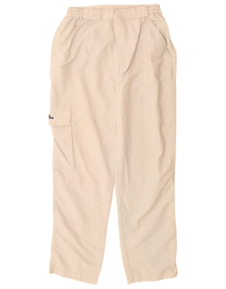 Ellesse Pantalon Cargo Droit Moyen W30 L30 Beige Polyamide Homme