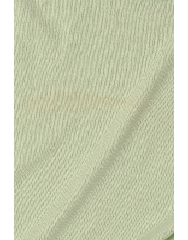 Zara Homme T-Shirt Top Vert Moyen Coton