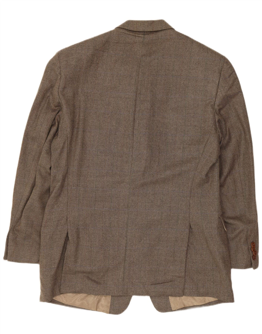 MICHAEL KORS Veste blazer à 3 boutons pour homme UK 42 XL en laine d'agneau marron