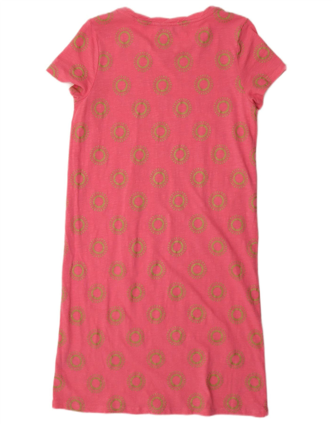 BODEN Robe T-Shirt Femme UK 10 Petit Coton Floral Rose