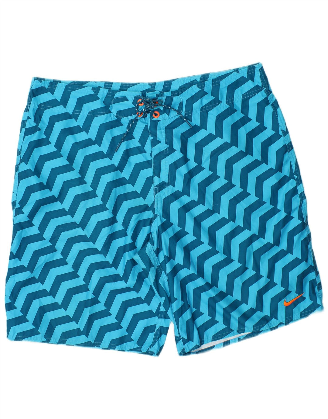 ADIDAS Short de bain homme XL bleu géométrique polyester