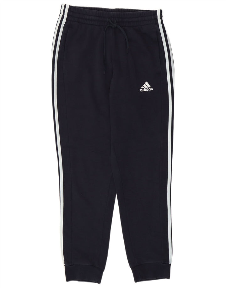 Adidas Pantalon de survêtement pour homme en coton bleu marine moyen