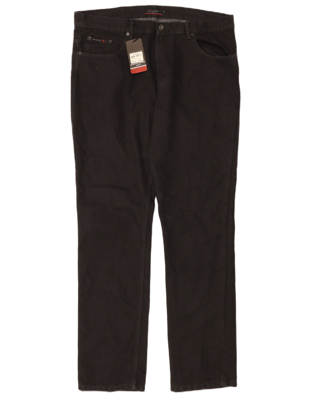 PIERRE CARDIN Jean Droit Paris Homme W38 L34 Coton Noir