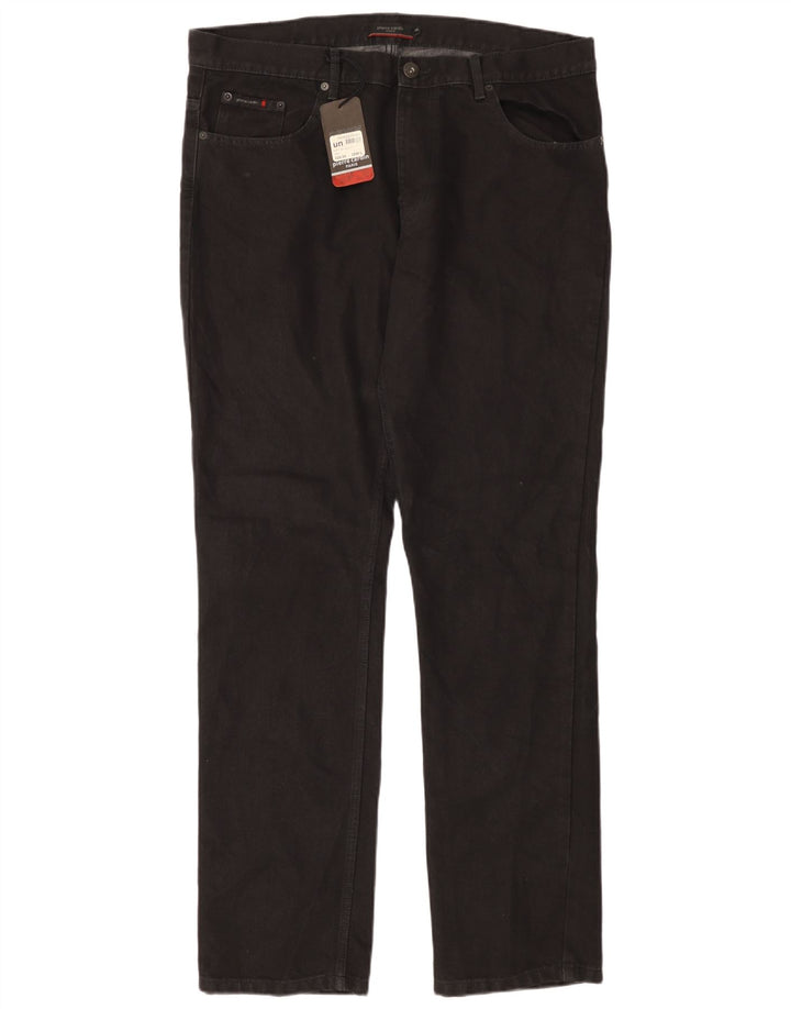 PIERRE CARDIN Jean Droit Paris Homme W38 L34 Coton Noir