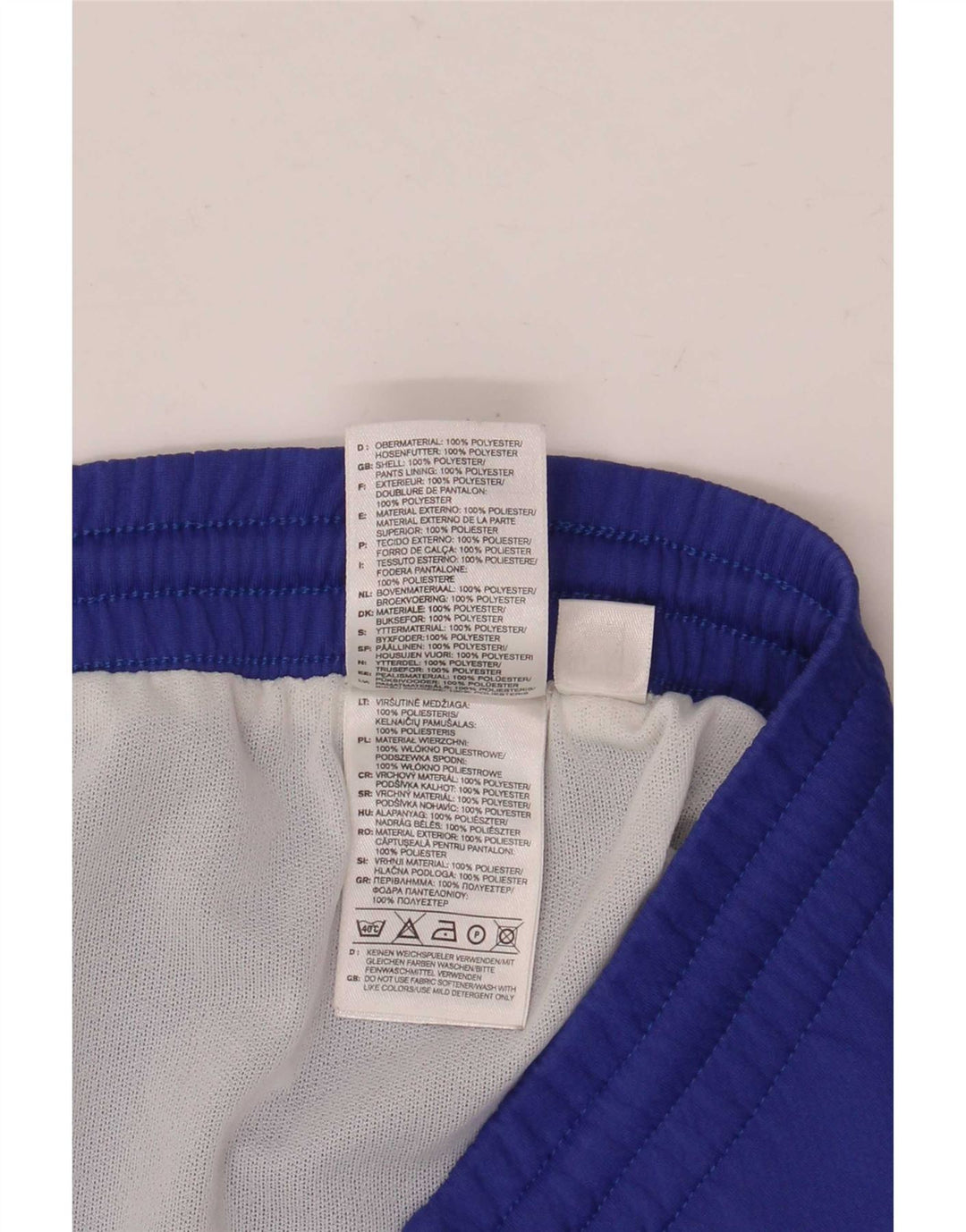 Adidas Short de sport pour homme XL Bleu Polyester