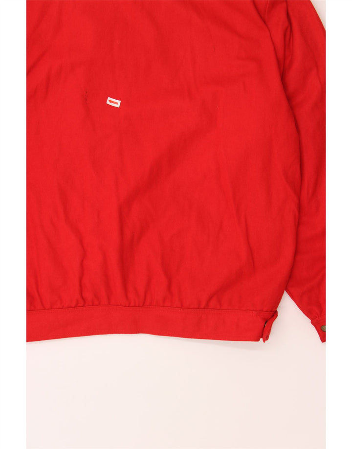 VINTAGE Womens Bomber Jacket UK 16 Large Red Vintage Vintage and Second-Hand Vintage from Messina Hembry 