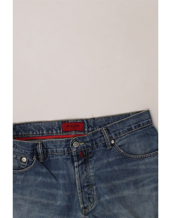 PIERRE CARDIN Mens Straight Jeans W36 L33 Blue Cotton Vintage Pierre Cardin and Second-Hand Pierre Cardin from Messina Hembry 