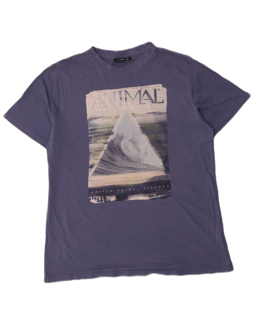 Animal T-Shirt Graphique Homme Bleu Moyen Coton