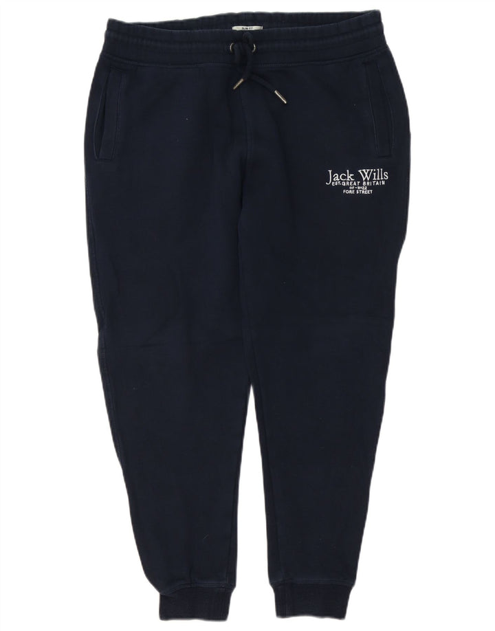 JACK & JONES Pantalon de Survêtement Graphique Joggers Homme Bleu Marine Moyen